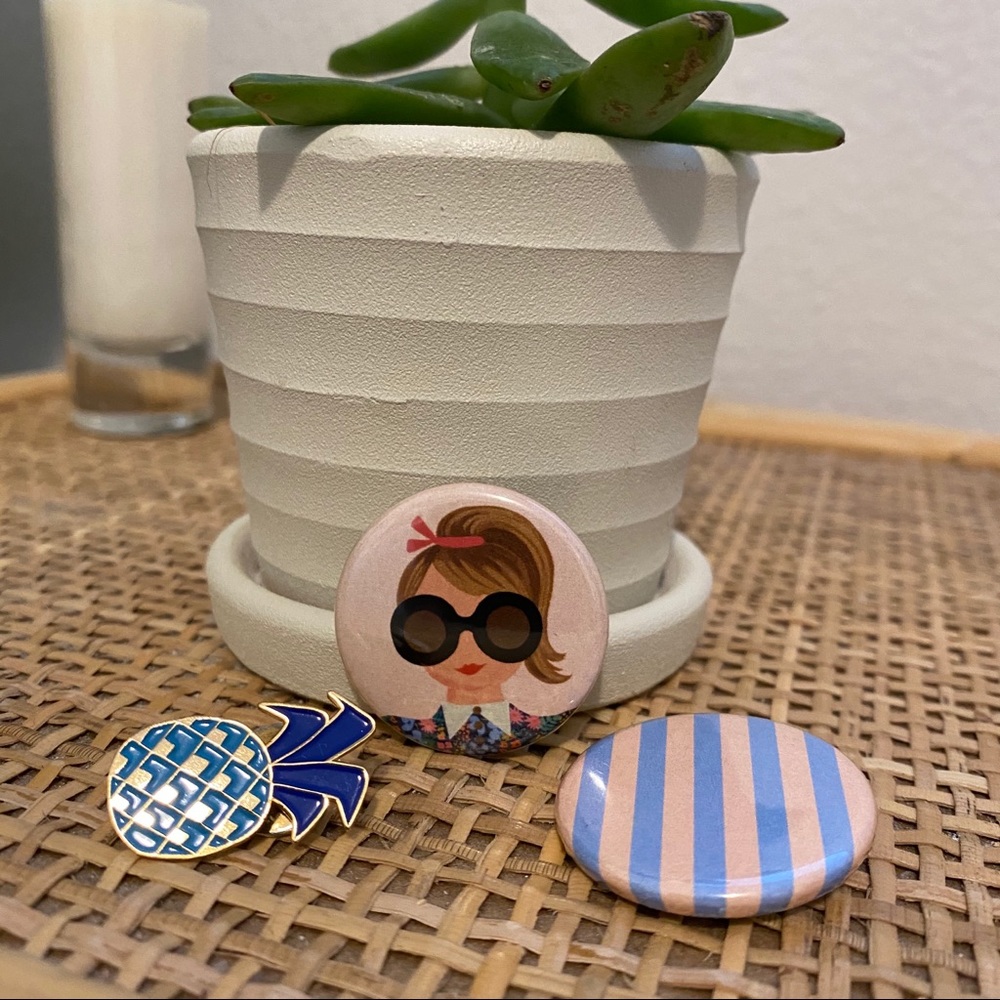 Rifle Paper Pins + Pineapple Pin